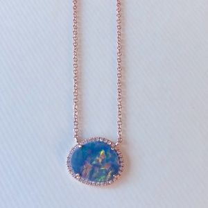 Beautiful 14K rose gold necklace